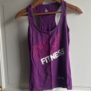 Zumba Fitness High-Def Dance Purple Tank Top